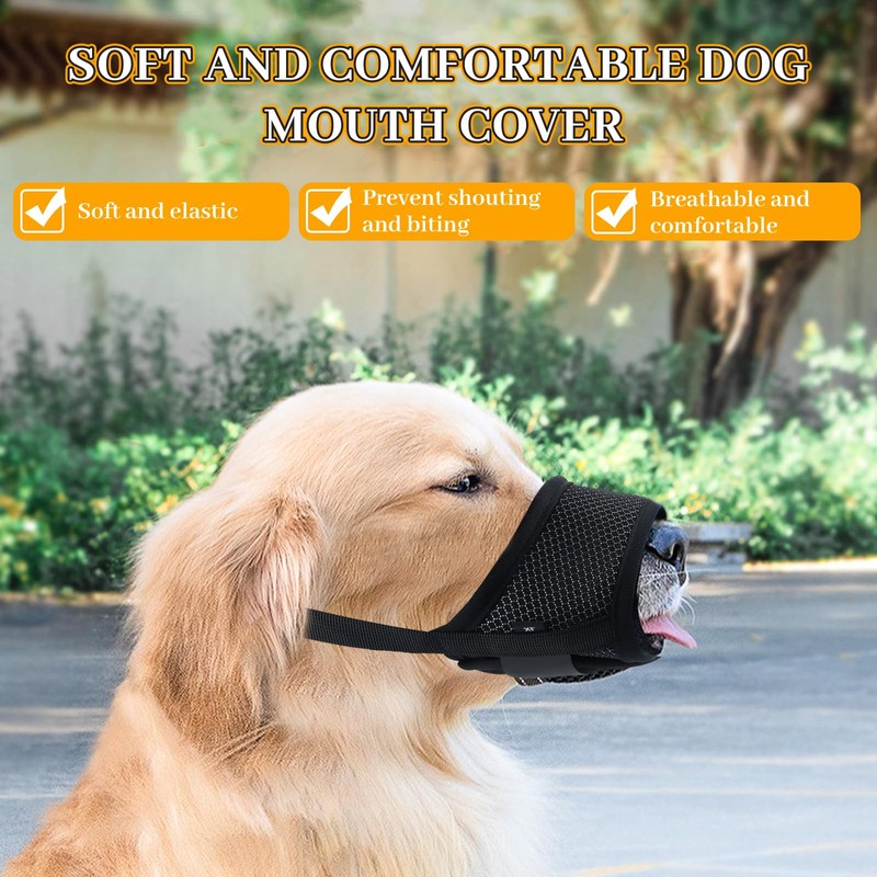 badaren Muzzle for Dogs, Medium Dogs, Labrador Muzzle Prevents Biting,