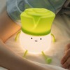 Cute LED Night Light Tap Control Rechargeable 1.5W Decorative Scallion