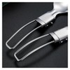 Set of 3 Titanium Chopsticks, Folding Chopsticks, Folding Spoon, Fork