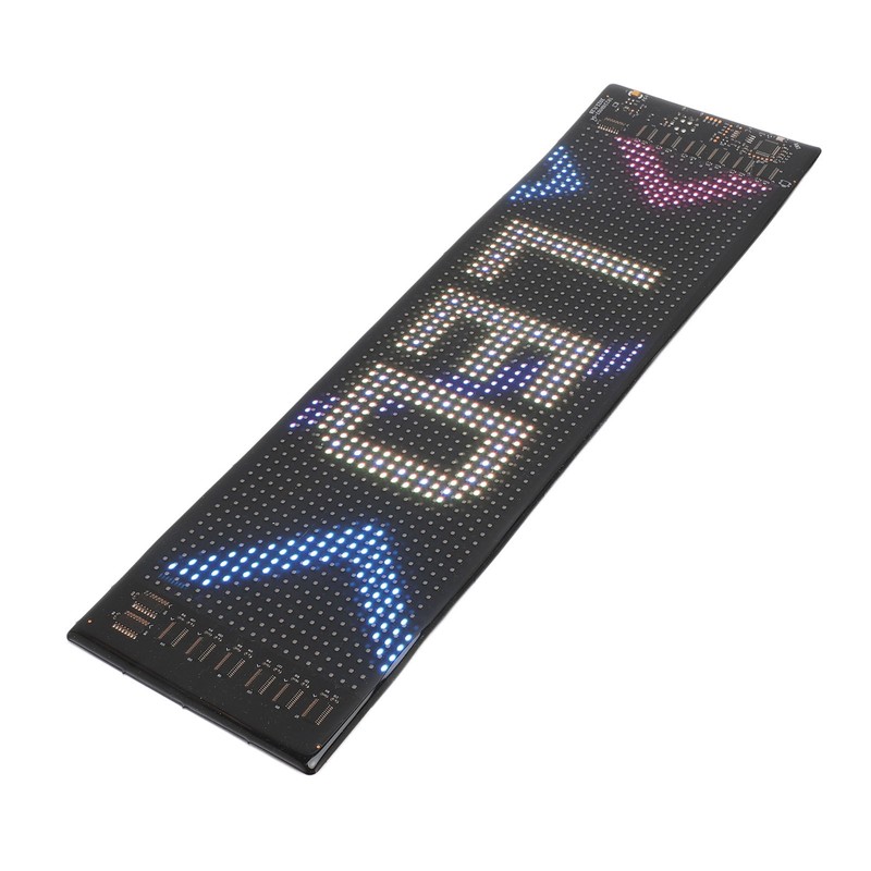 LED Car Sign Professional 13.7x4.0inch Thin Waterproof Scrolling Programmable Flexible