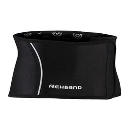 Rehband QD Back Support 3 mm Neoprene Back Support Black Size M