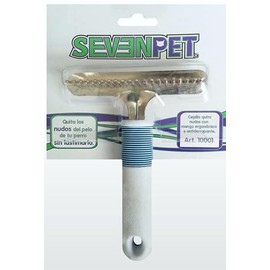 SEVENPET Cepillo Quita Nudos Perro 11x14.5 Cm