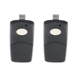 2 Garage Door Remotes for Linear Multi-Code 3089 - Black