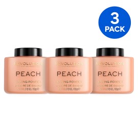 Makeup Revolution Revolution Baking Powder Peach 1.12 oz / 32g 3 Pack New