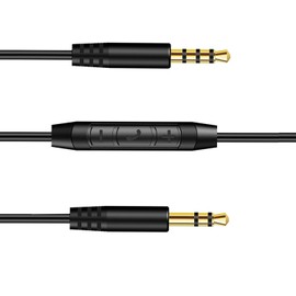 Replacement Audio Cable Beats Headphones Aux Cord, 3.5mm to 3.5mm Male Headset Wire Compatible with Beats Solo2 Solo3 Studio3 Wireless Pro Detox with in-line Mic and Volume Control