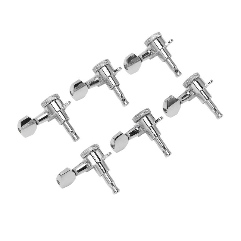 6 Set Tuning Pegs Electric Guitar Machine Heads Tuners Parts