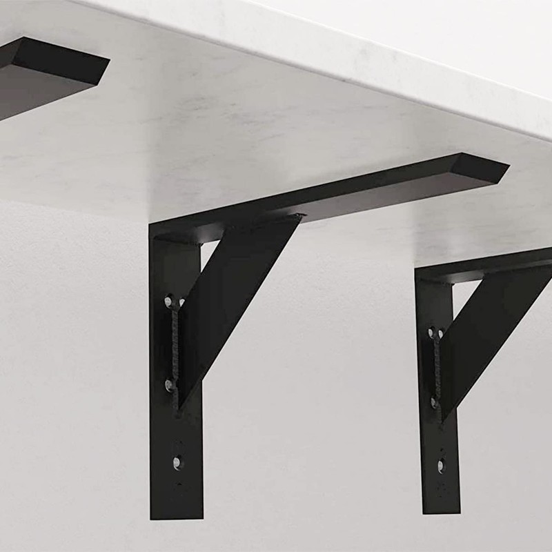 Heavy Duty Shelf Brackets 2 Pack 18" x 10" x