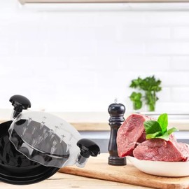 Máquina Trituradora de Pollo, Máquina Trituradora de Pollo con Placa Desmontable, Herramienta Trituradora de Carne Visible para Cortar Carnes, Verduras, Queso Duro, Negro