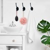 Gallipower 12 Pack Black Coat Hanger Hooks Wall Mounted,Dual Prong