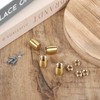 QfwdfcTrenz 4PCS Brass Wood Cutting Board Feet Mini Cabinet Leg