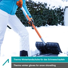 ACE 1 Pair Frost Thermal Winter Work Gloves - Cold Protection Gloves - EN 388/511 - Neon Yellow/Blue