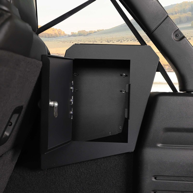 JOSHELA for Jeep JLU Right Side Trunk Safe Box with