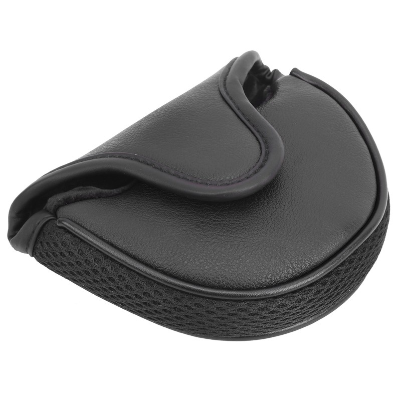 Golf Putter Protection Covers Headcover Semicircle PU Leather Guard Waterproof