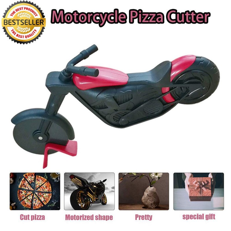 Pizza Cutter, Motorcycle Pizza Cutter, Pizza Cutter, Scooter, Stainless Steel