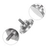 sourcing map Flat Contact Points 15mm Dia 5mm Length M2.5