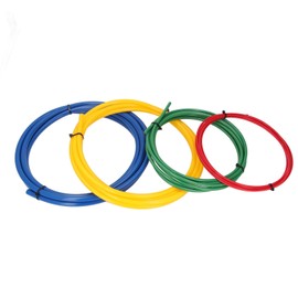 4 Pcs Set AC Copper Pipe Bender PE Plastic Built in Tube Bending Tool for Air Conditioning Units 13ft Long