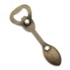 Magnetic Spoon Shaped Bottle Opener - Metal Corkscrew for Bottle