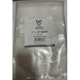 FoodSaver Embossed Vacuum Sealer Bags, 100 Pack 11" x 16"