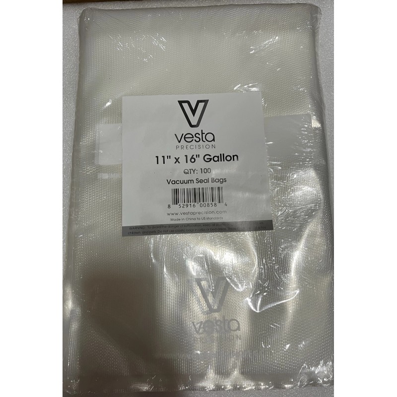 FoodSaver Embossed Vacuum Sealer Bags, 100 Pack 11" x 16"