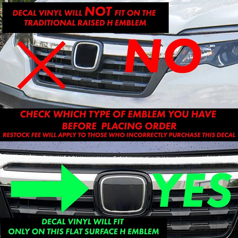 FDAIUN for 2019-2025 Honda Ridgeline Car Emblem Protection Film 8.5MIL