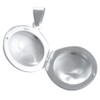 Vinani AMRU-EZ Round Pendant Locket Round Plain Matt Shiny for