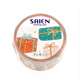SAIEN Masking Tape, Present, 0.8 inches (20 mm) x 16.4 ft (5 m) Roll UR-4091