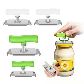 4Pcs Retractable Jar Opener for Arthritis Hands Multifunctional Adjustable 2026 New Kitchen Manual Lid Gripper Can Openers Accessories for Weak Hands UK Effortless Stainless Steel Tin Bottle Opener