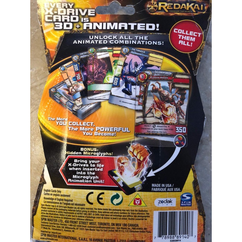 Redakai X Drive Power Pack Blister Packs