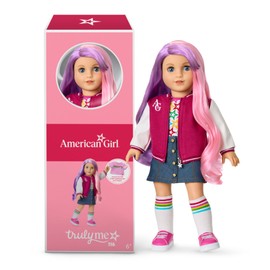 American Girl, Truly Me 18-inch Doll #116 with Light-Blue Eyes, Wavy Purple-and-Pink Hair, Light Skin, for Ages 6+