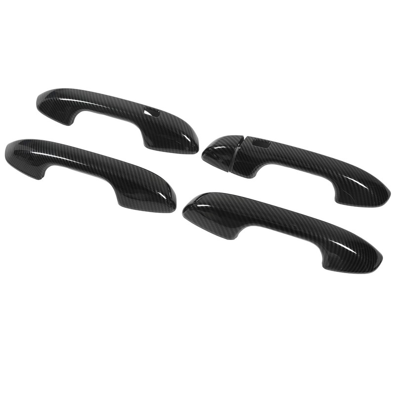 Car Exterior Door Handle Panel Carbon Fiber Style Outer Handle