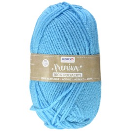 Glorex 5 1001 00 Premium Wool Made of 100% Acrylic, Easy to Work, Versatile, Warming, Soft, Non-Scratching, 50 g, Approximately 140 m.