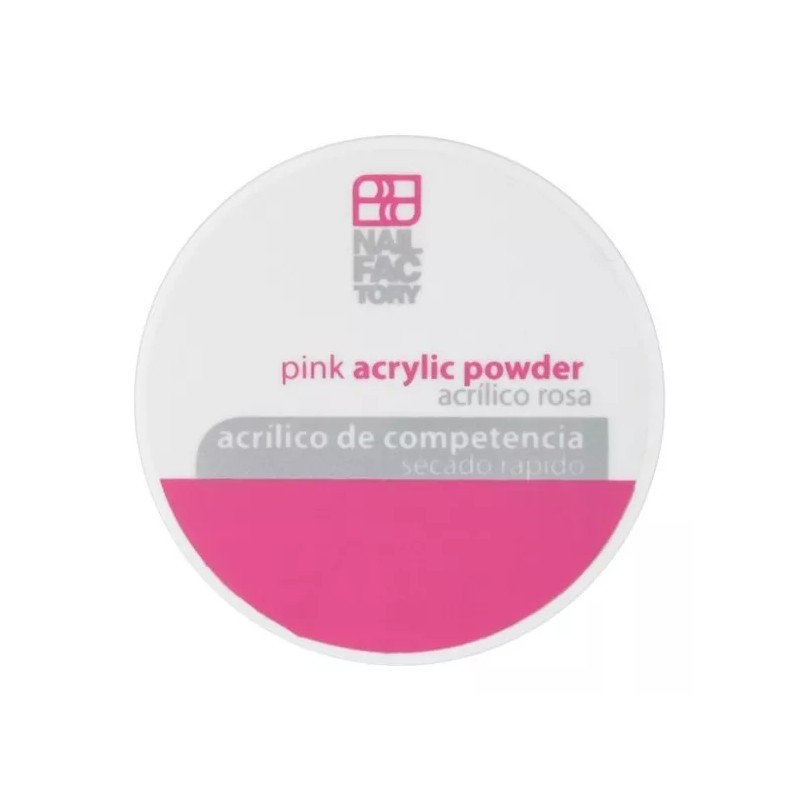 Nail Factory Polvo Acrílico Competencia Pink 7 Oz / 198