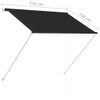 ZJMTOCYU Provides Shade with Retractable Awning, Weather-Resistant Fabric Canopy, Adjustable