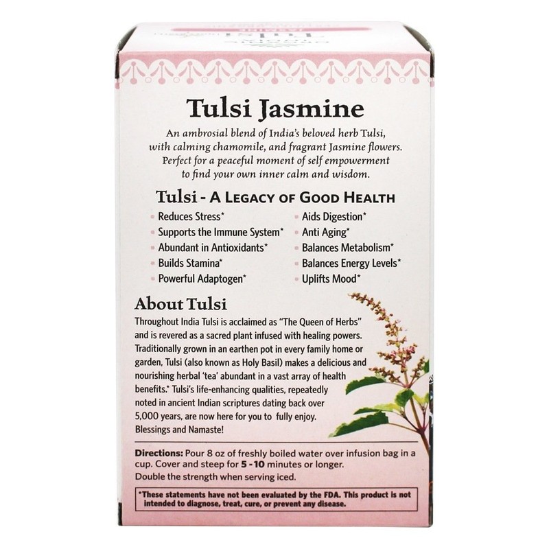 Organic India - Tulsi Tea Jasmine - 18 Tea Bags