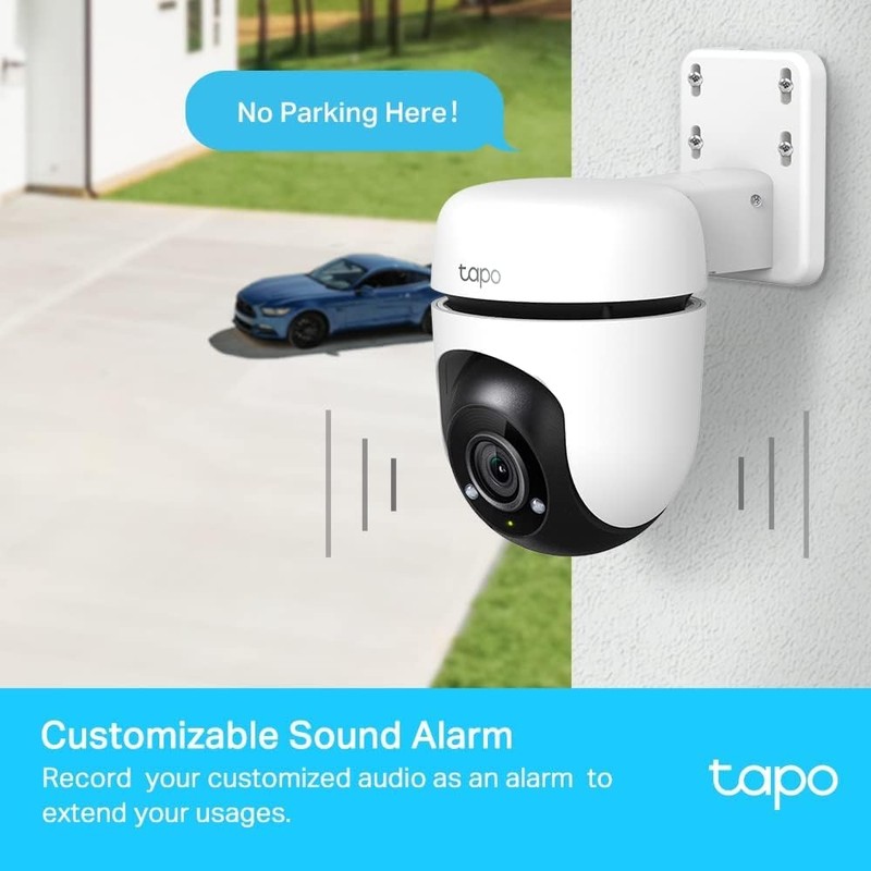 Tapo Tapo TC40 Pan/Tilt Outdoor Security Camera, 1080p Full HD,