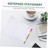 Operitacx Daily Planning Notepad Planner Notebook for Time Management Student