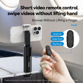 TELESIN° Airplane Smartphone Stand, Airplane, Smartphone Holder, Smartphone Clip, Stand, Magsafe Compatible Stand, Magnet, Travel, Bullet Train, Smartphone Stand, Travel, Holder, Travel Stand,