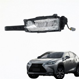 GXYWADY Clear Lens Fog Lamp Replacement for NX 2015 2016 2017 F-Sport Driver Left Side Driving Fog Lights Assembly Replacement for 81220-78010