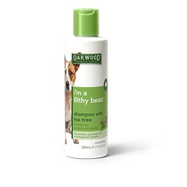OAKWOOD Pet Shampoo with Tea Tree Oil 280 ml White