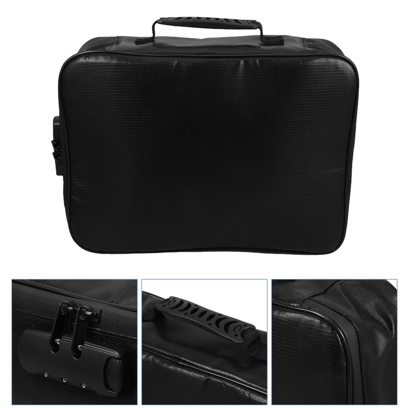 CLISPEED Fireproof Document Box Heated Insulated, Waterproof Document Storage Box