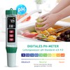 PH Meter Water, PH/TDS/EC/Salinity/Thermometer 5 in 1 pH Value Meter
