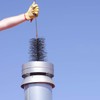 HOLZBRINK 80 mm boiler brush, stove pipe brush, boiler brush