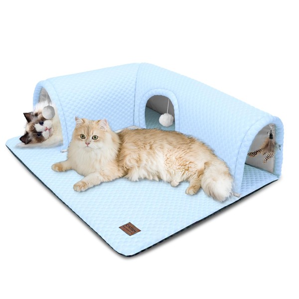CATISM Cat Tunnel, Cat Carpet Tunnel, Cat Tunnels for Indoor
