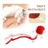 Interactive Rolling Cat Ball Toy (red), 360° Smart Automatic Rolling
