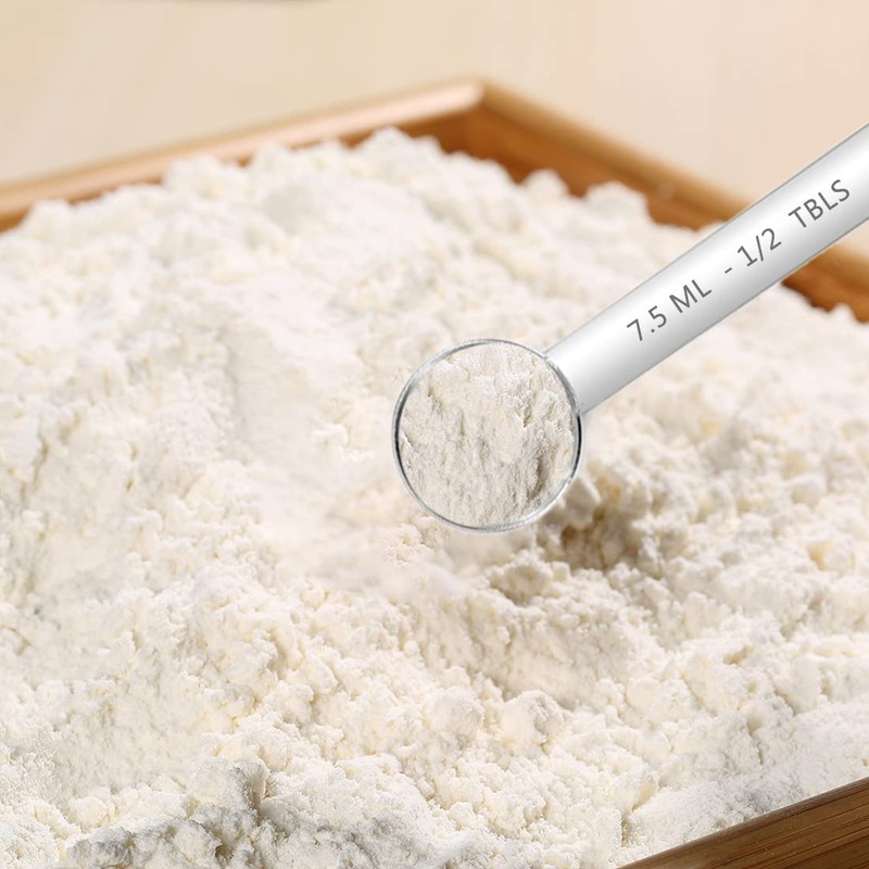 Measuring Spoons Set, 6 Pcs Set Stainless Steel Measuring Spoon