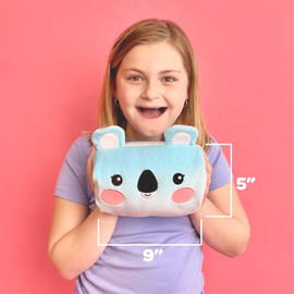 SmooshMiez - Peluche reversible 2 en 1 de peluche - Lindo peluche de apoyo emocional, koala + gatito, 9 pulgadas