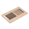 Homewell White Oak Wood Floor Register, Flush Mount Vent with