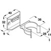 HD 5pk Kitchen Kick Board/Plinth Clips & Bracket - Heavy