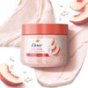 Dove White Peach & Crushed Rice Body Scrub Exfoliates and