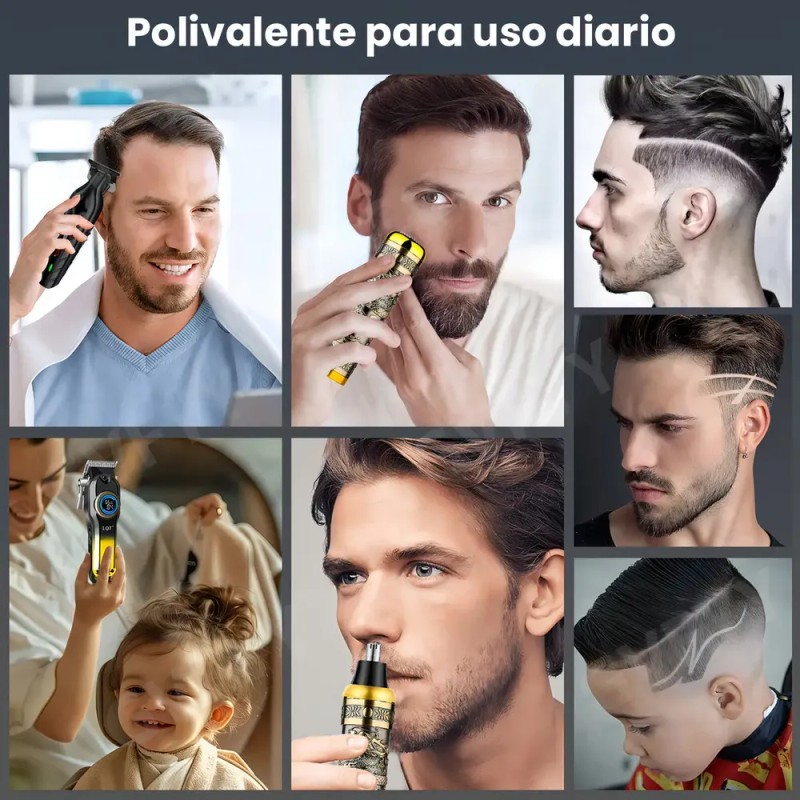 Set de Cortadoras de Pelo Gvfyye Maquina Inalámbricas con Pantalla
